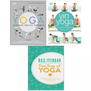 Yoga Your Home Practice Companion (HB),Yin Yoga,Tree of Yoga BKS Iyengar 3 Books Set