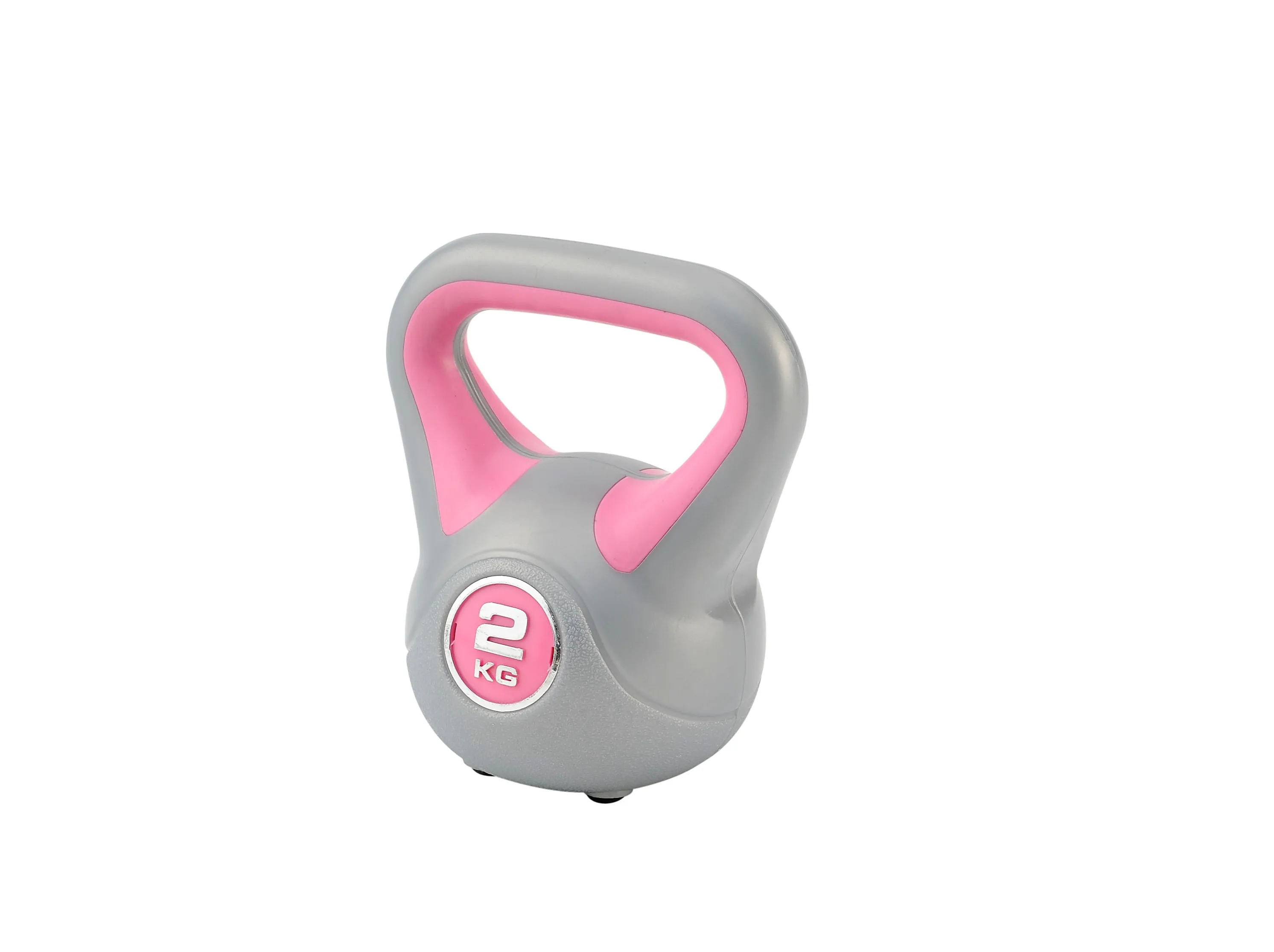 York fitness - Pink Yoga Mat   2KG Pink Kettlebell Bundle