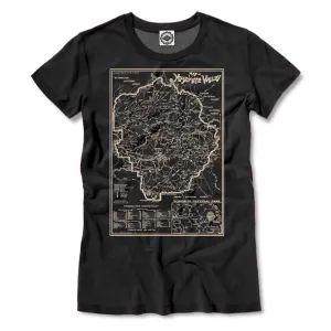 Yosemite Valley National Park Map Women's Tee