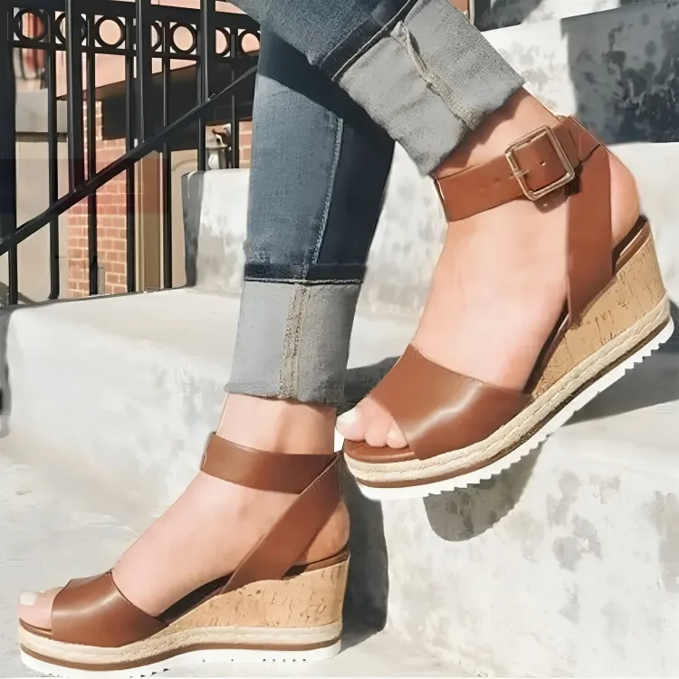 Zoe® | Stylish sandals with wedge heel
